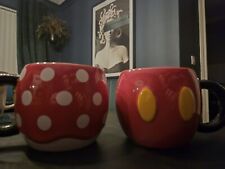 Mickey Minnie Disney Store Balloon Mugs Mr And Mrs Matching
