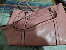 Large Pink Holdall Bag Messenger handles, New