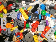 LEGO TECHNIC 50 SMALL PIECES RANDOM MIX RODS,CONNECTORS,PINS,WHEELS,GEARS,COGS