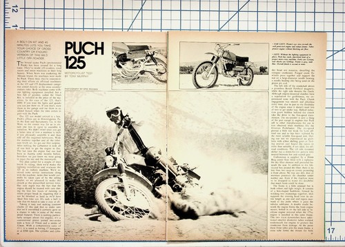 1972 puch 125 motocross - 1972, trials