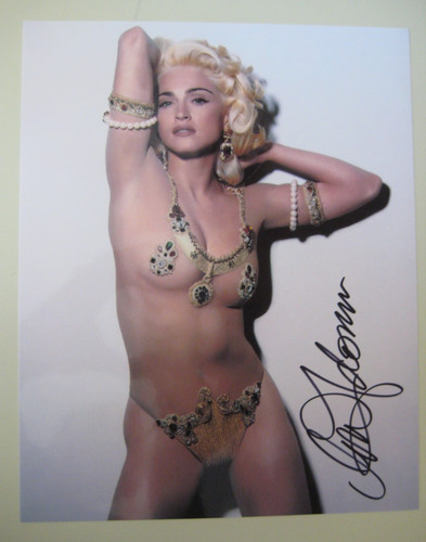 Madonna original signed photo - original,
