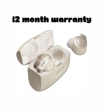 Jabra Elite 65t Bluetooth Wireless Earbuds - Gold Beige - Very Good Condition
