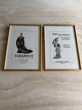 2 Vintage Framed Opera Poster