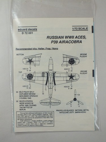 Eduard decals - eduard, (propagteam)