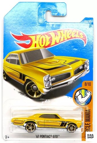 Pontiac gto yellow - 1/64,