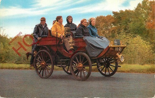 Picture postcard vintage car - picture,