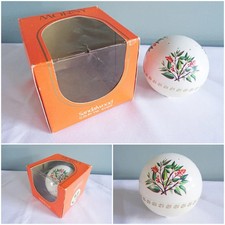 Vintage Morny Talc Ball 1980s Sandalwood Unused Box Advertising Shaker Props 85g