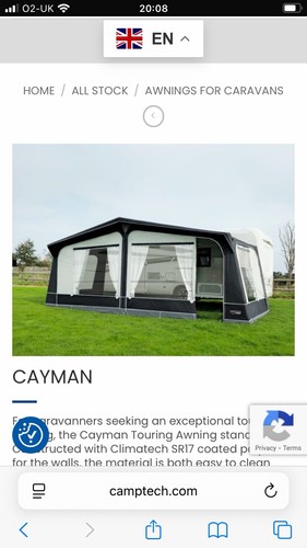 Caravan awning - caravan,
