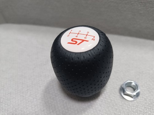 6sp leather shift gear knob - st,