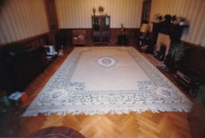 Stunning Large  Indian Rajbik Pure Wool Pile  Hand Knotted Carpet 15ft x10ft