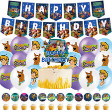 Scooby Doo Party Decoration Kid Birthday Supplies Plate Napkin Cup Tableware Set