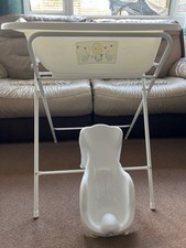  Baby Bath with Foldable Tub Stand and Newborn Support Mothercare 