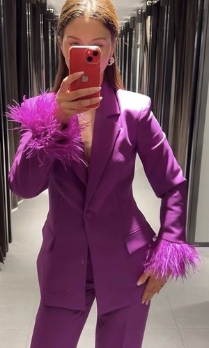 Zara blazer with - blazer, cuffs