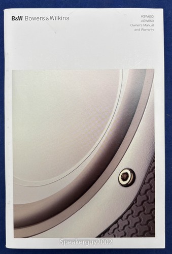 Original bowers wilkins - bowers, &