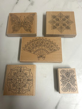 5 x assorted Wooden Rubber