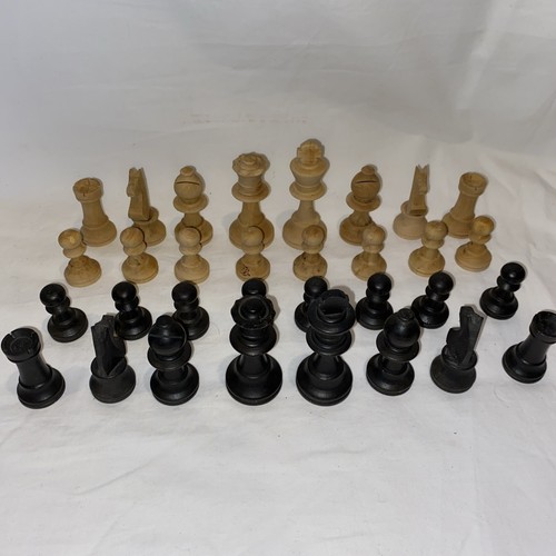 Chess piece set staunton style - chess,