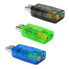 USB to Mic 3.5mm External 3D