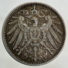 1910 German 1 Mark Silver Coin