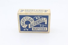 WW2 Era Scottish Bluebell Matches box made in Scotland NO MATCHES #jg1