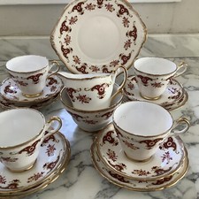 Vintage Bone China Tea Set 15 Pieces F. C. Emery Longport Argyle Tea Set