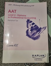 Kaplan AAT Level 4 Personal Tax 2025-2026 Essential Books Exam Kit