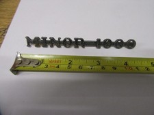 VINTAGE MORRIS MINOR 1000 CAR BADGE, ORIGINAL