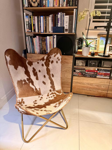 Cowhide leather butterfly - cowhide,