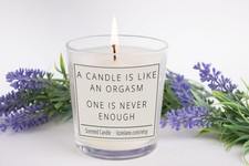 Funny birthday gift candle