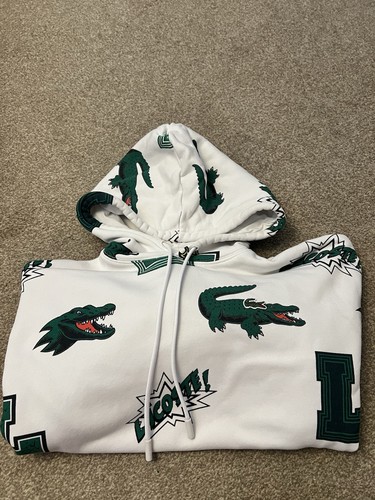 Lacoste alligator hoodie size - lacoste,