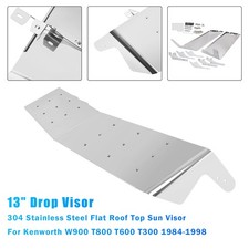 13" Drop Visor Flat Roof Top