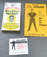 Jack La Lanne Way to Vibrant Good Health paperback + Bonus Jack LaLanne Collect
