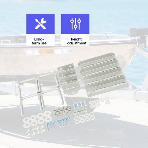 8in boat trailer bunk brackets - trailer,