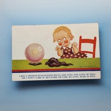 Vera Paterson Postcard 1938 Crystal Ball Fortune Teller Artist Signed
