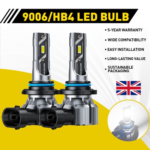 9006 hb4 led bulbs 6500k - 2x,