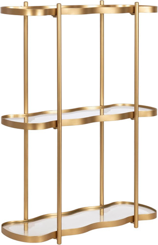 Glam gold three - gold, wavy
