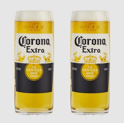 Corona pint glass pack 2 - pack, (2