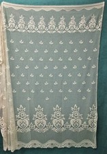 Ivory lace shower curtain - lace,