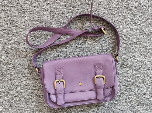 Yoshi purple genuine leather