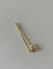 Golf Iron Broach Gold Coloured Pin Broach Golf Club Great Gift For Golfers