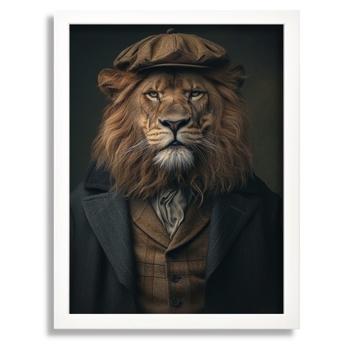Lion suit print animal - lion,