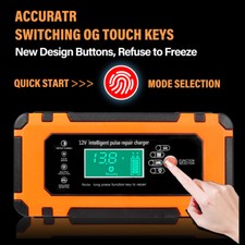 Intelligent 12V Motorcycle Motorbike Car Battery Charger Automatic Smart Trickle