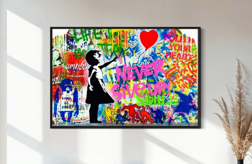 Banksy never give graffiti - up,
