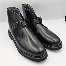 🔥New Bates Lites MEN'S Black Buckle Leather Chukkas E00083 Size 11.5 A