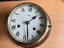 Vintage Schatz Royal Mariner Striking Ships Clock  Running & Key MARINE CLOCK