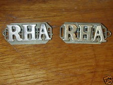 Brass Military Badge: Royal Horse Artillery Titles, RHA