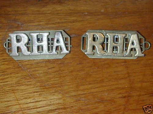 Brass military badge royal - military,