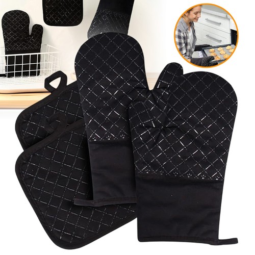 Oven mitts high - mitts, high-temperature
