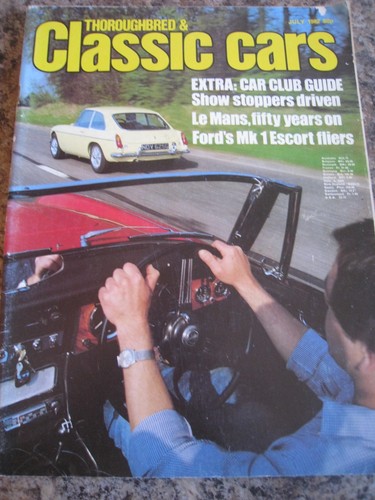 Thoroughbred classic cars jul - cars,