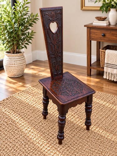 Antique arts and crafts carved - antique,