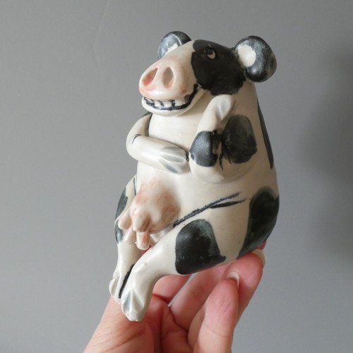 Handmade pottery friesian - handmade,